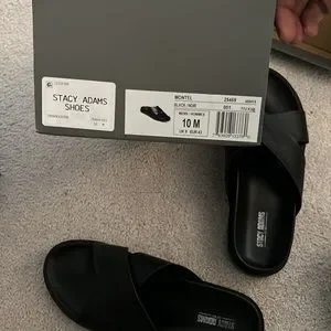 Stacy Adams | Shoes | Black Stacy Adams Criss Cross Slipper  display picture 1